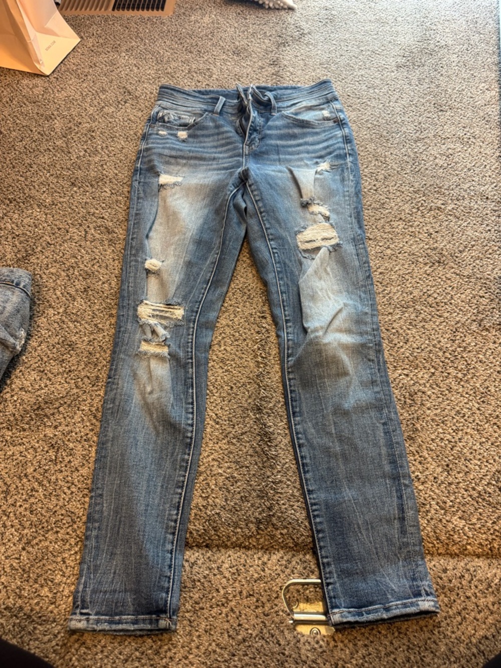 Buckle black skinny